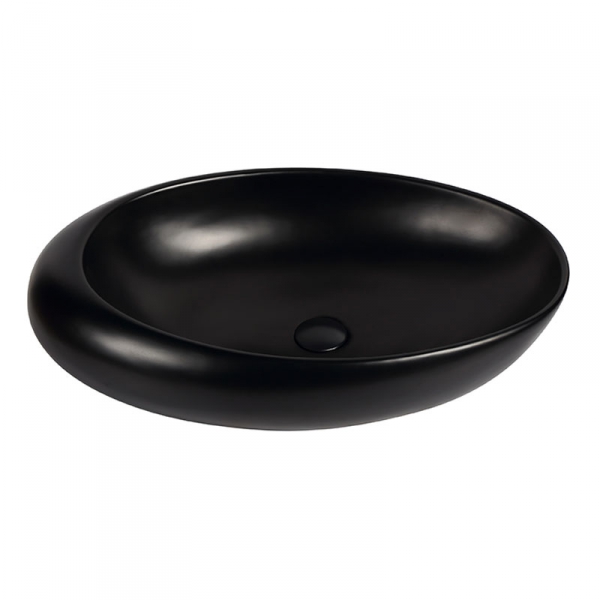 כיור מונח שחור מט